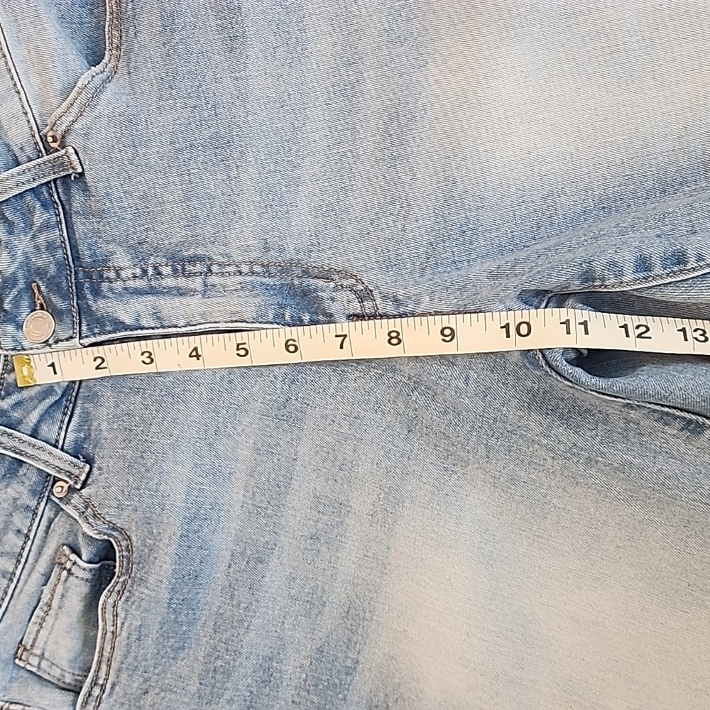 Womens Time And Tru High Rise Straight Regular Jeans - Size 10 - Picture 8 of 11